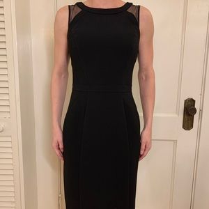 WH|BM Iconic Siren Black Sheath Dress